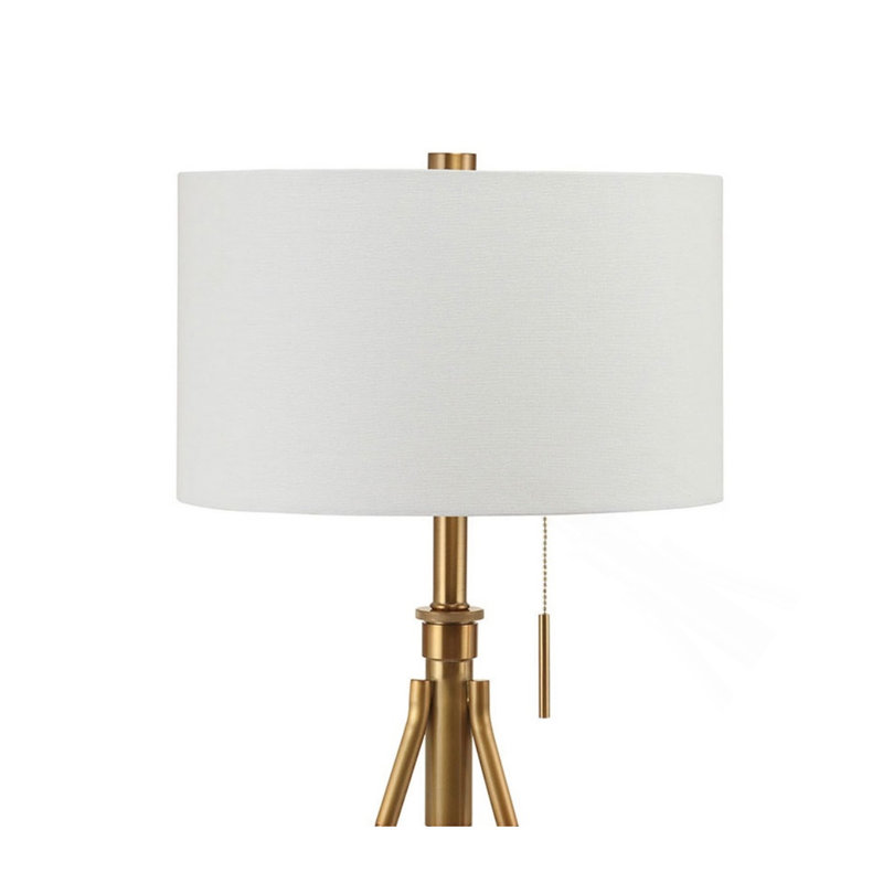 Pieds de trépied lampe rétro 1pc, Teinture dorée