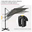Brentton 245cm Cantilever Parasol-93049750