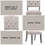 Ensemble de 2 chaises d'appoint Bernard Linen-1317194886