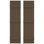 Builders Edge, volets standard à quatre planches jointes (3 lattes), planche-n-latte, comprend des pointes d'installation assorties (par paire)
