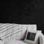 Papier peint imitation tissu gris anthracite Albee