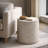 Outdoor Lightweight Concrete Side Table,MGO End Table