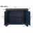 40" Console Table With Storage Shelf,   Entryway Table, Sofa Couch Table For Hallway, Entry Way, Living Room-373609677