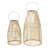 2 Piece Key West Cage Hurricane Lanterns