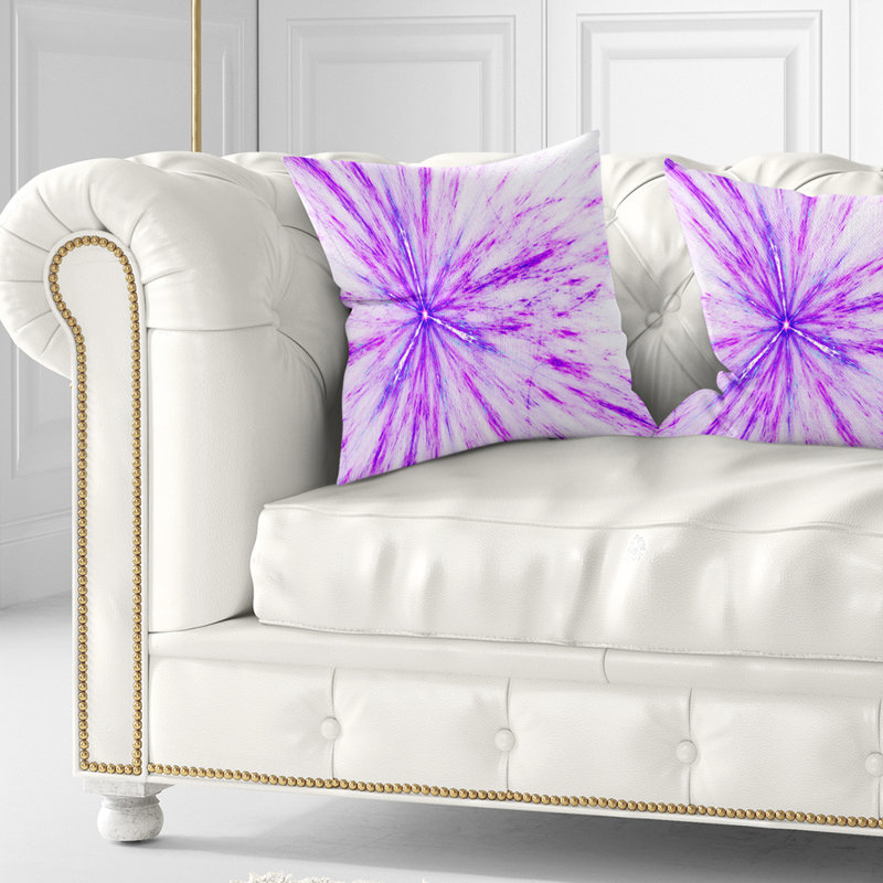 Éclat de mauve violet - Supernova, 18 po x 18 po, Carré