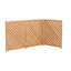Écran de clôture pour climatiseur en bois massif l 32,68 po x P 32,68 po Joywood