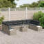 344cm Wide Patio Sofa with Cushions