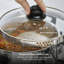 Swan SWPS5031 Townhouse 24cm Stainless Steel Casserole Dish with Glass Lid, Suitable for All Hob Types (including induction), Dishwasher Safe