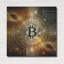«Glowing Bitcoin» par Rey Klimt, art mural en métal-345956962