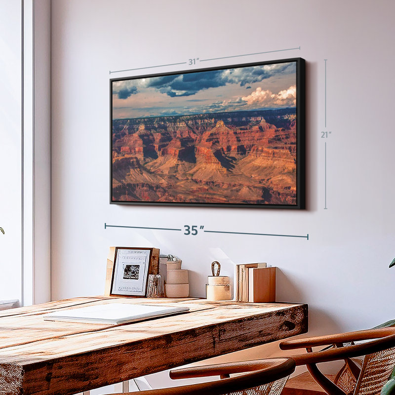 Nature, impression sur toile «Southern Rim Grand Canyon Arizona», H 21 po x l 31 po