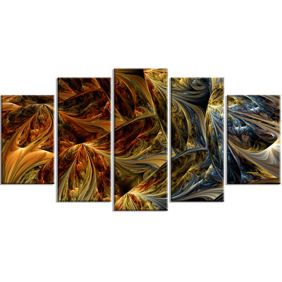 " Molten Abstract " 5 - Pieces