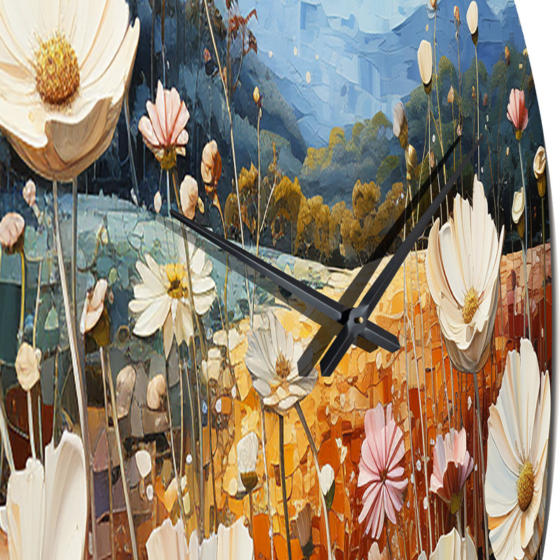 Dakarri - Horloge murale florale, Moyenne