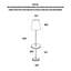 Lampe sur pied avec colonne et table d'appoint Traditional