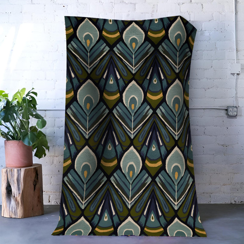 Tapis intérieur / extérieur rectangulaire Samerah, Rectangle 5 pi x 6 pi 6 po