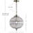 Tatianna 1 - Light Antique Brass/Clear Pendant-1511850339