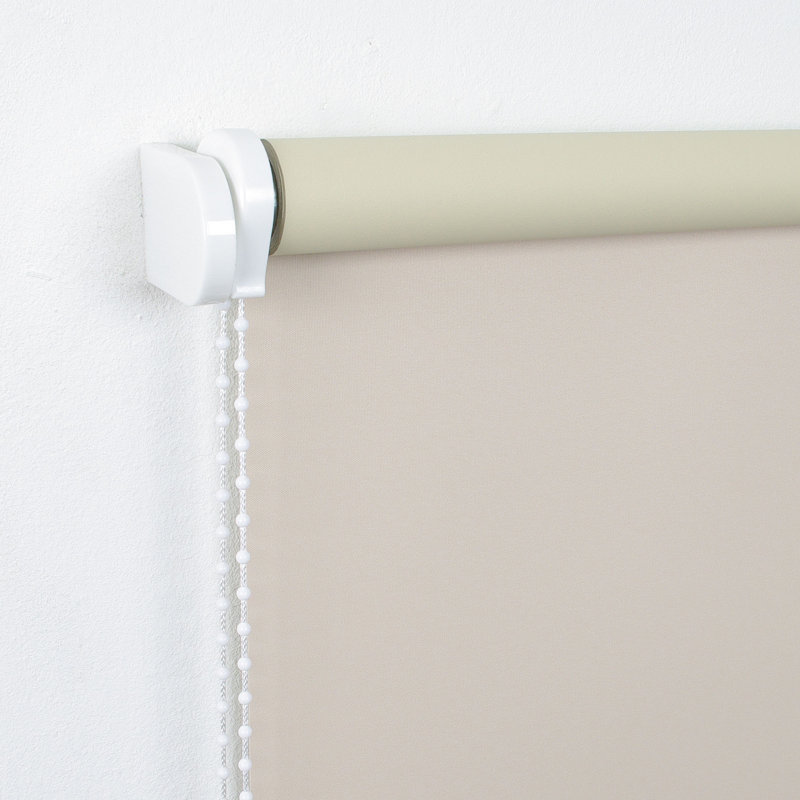 Blackout Roller Blind, Cream, 202cm L x 180cm W