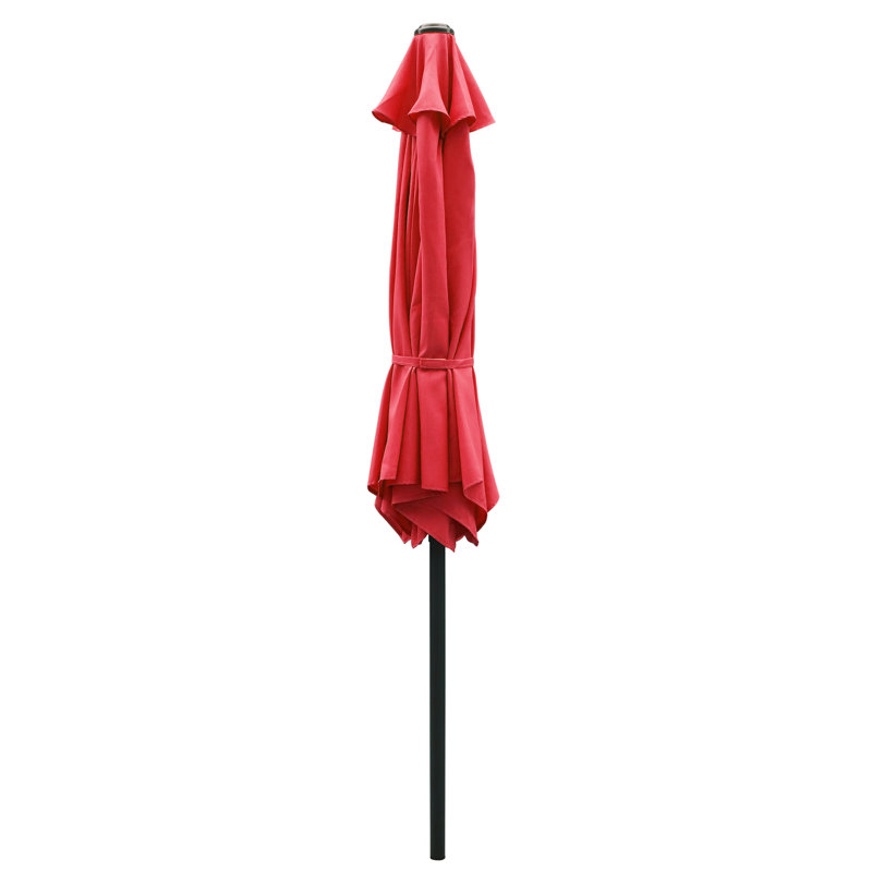 Parasol de marché 89 po Regena, Rouge