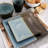 Gibson Elite Kaidence 16 Piece Square Stoneware Dinnerware Set In Bronze