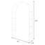 Tonnelle en fer l 55,1 po x P 15 po-94890390