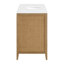 Benita 48" Rattan and Oak Bathroom Vanity