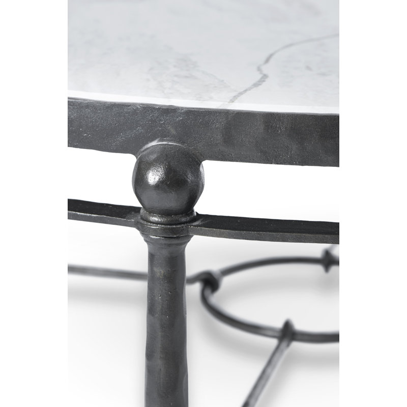 Spencer London Round Metal Cocktail Table