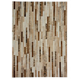 Poseidon Cowhide Striped Area Rug
