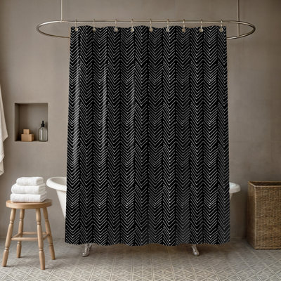 Brierley Chevron Shower Curtain