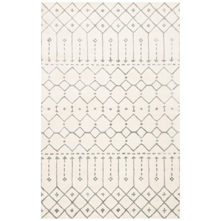 Griffiths Hand Tufted Wool Geometric Rug