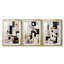 ABSTRACT Series CCCLXXXI  -Custom Framed  Premium Print W Matt - 3 Pieces