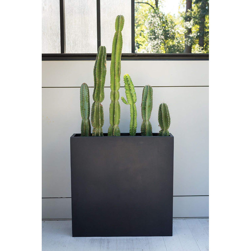 Ziva Handmade Pot Planter, 39.5" H x 39.25" W x 9.75" D