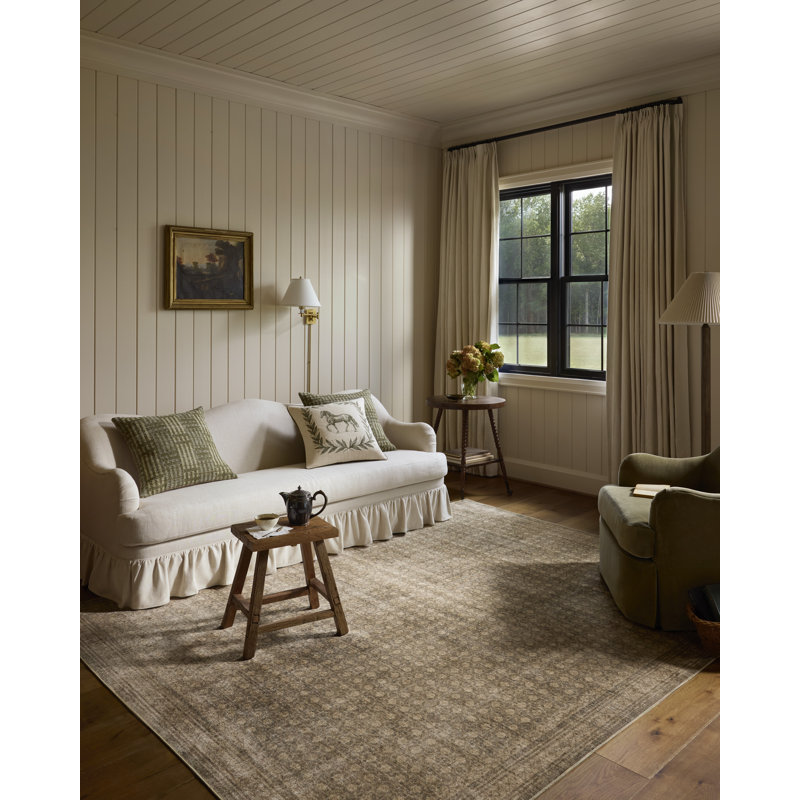 Tapis Chris Loves Julia x Loloi Ramona couleur blé/tabac, 2 pi 0 po x 5 pi 0 po