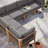 Modway Clearwater Outdoor Patio Teak Wood 6-Piece Sectional Sofa-1772979675
