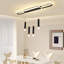 4 - Light Black LED Kitchen Island Pendant