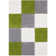 Myshaggy Collection Rugs Geometric Design in Green