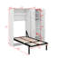 Murphy Bed With Integrated Lockers And Wardrobes-105501257