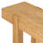 Natural Rustic Minimalist Wood Console Table - Hidden Drawer & Side Power Outlet, Entryway Sofa Table For Living Room, Home Office-1030593670
