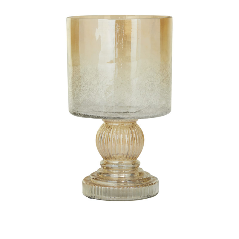 Shumake Glass Tabletop Votive Holder, Brown