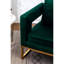 Style de chaise avec accoudoirs - Design contemporain rembourré, fabrication en métal, carré, cadre à dossier rembourré confortable, confortable-124107634