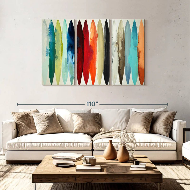 Avery Even Flow I, 48" H x 74" W