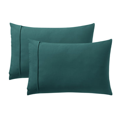Taies d'oreiller en flanelle unie ultra douce par Sweet Home Collection