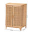 Bohemian Natural Rattan Storage Cabinet