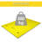 3 Layer Floating Water Mat Buoyancy Pad Swimming Pool Float Mat W/rope