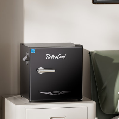 1.7 Cu.Ft Retro Single Door Mini Fridge With Metal Handle,ENERGY STAR