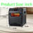 Space Heater With Uvc Air Purification, 1500W/1000W/Eco Mode, Thermostat & Temperature Control, 12-Hour Timer, Led Display, Tip-Over & Overheat Protection, Child Safety Lock, Remote Control, Compact Design