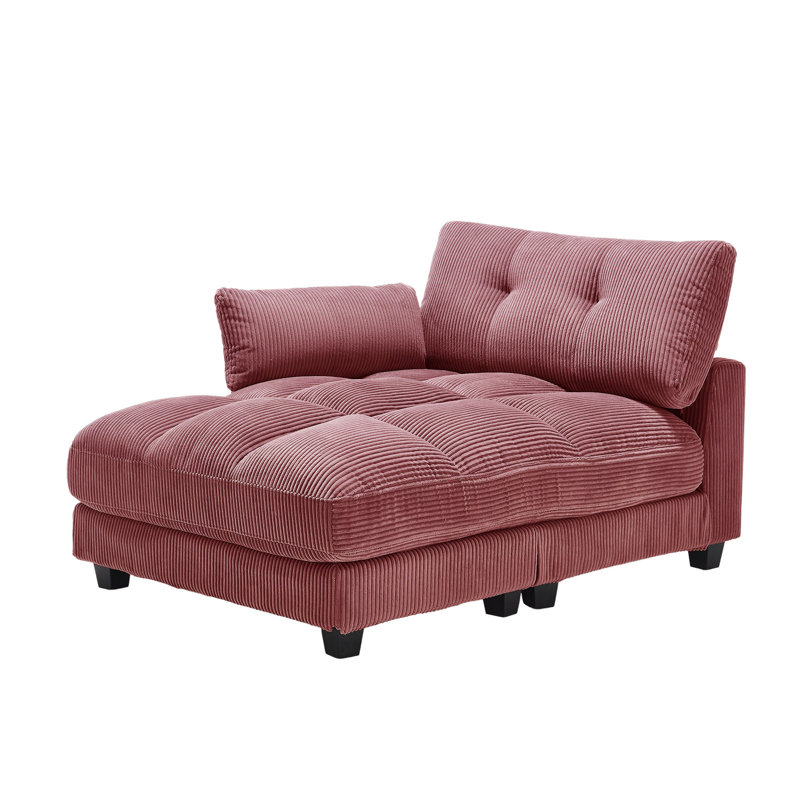 Flâneuse rembourrée, Rouge