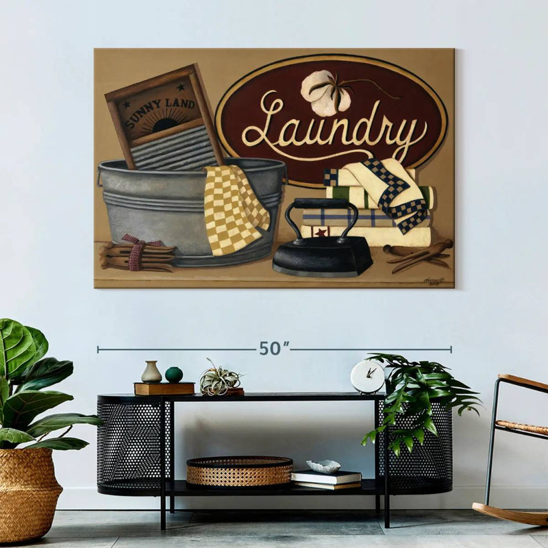 Tergel Vintage Laundry, 34" H x 51" W