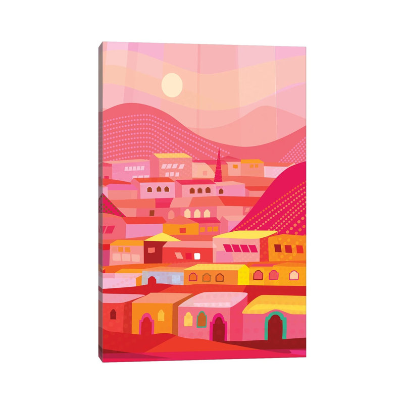 San Miguel Afternoon by Charles Harker - Wrapped Canvas Print, 66.04 cm H x 45.72 cm W x 1.91 cm D
