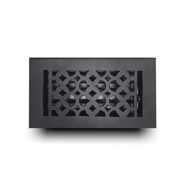Grille en métal, 10" L x 5.5" W x 2.35" H, Noir