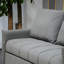 Lit convertible à dossier réglable, revêtement en velours, 2 poches latérales et coussins, gris pour espace de vie, canapé-lit, tissu, espace, manoir