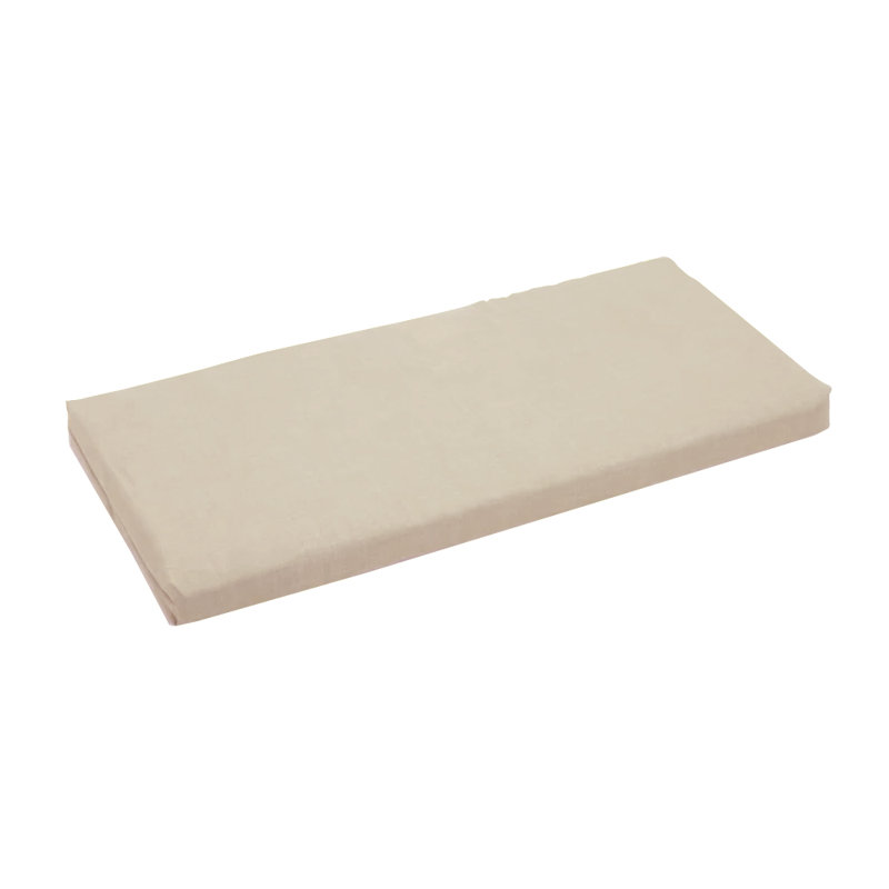 Outdoor 3'' Bench Seat Cushion, Beige, 45" x 19"